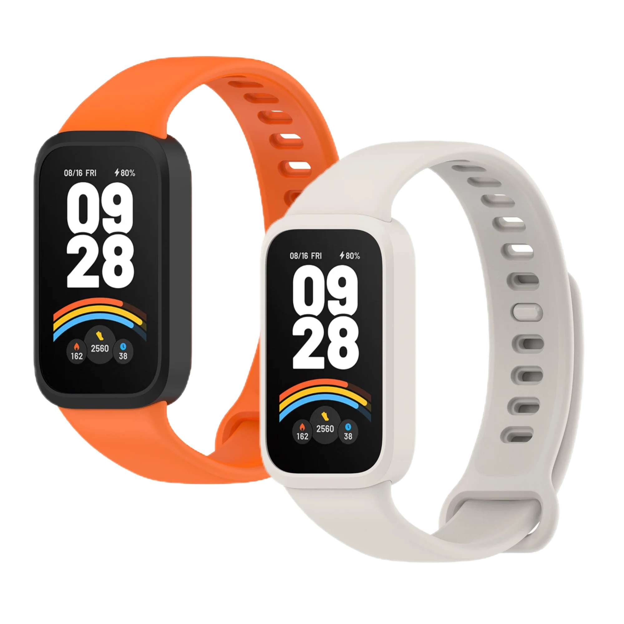 Silicone One Body Strap for Xiaomi Band 9 Active Strap Replaceable Strap for Redmi Band 3 Strap Watch Band Accessories
