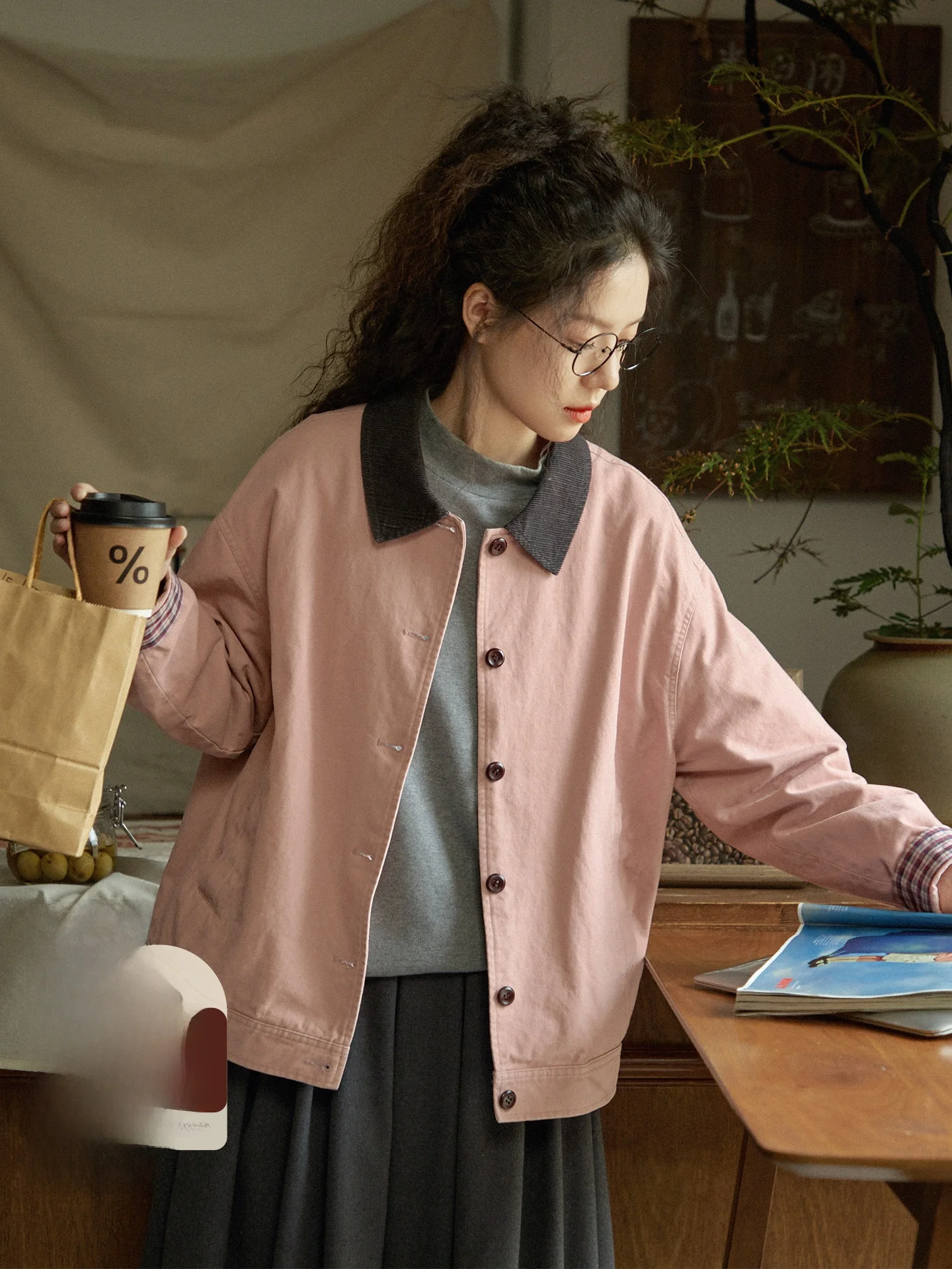 

Оригинальный женский свободный повседневный кардиган из чистого хлопка с длинными рукавами, дышащий, комфортный, в повседневном стиле