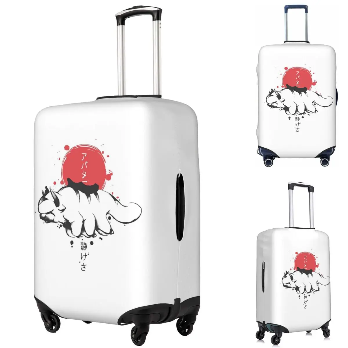 

Appa Sunset Avatar The Last Airbender Чехол для чемодана Эластичные защитные чехлы для багажа для путешествий 18-32 дюймов