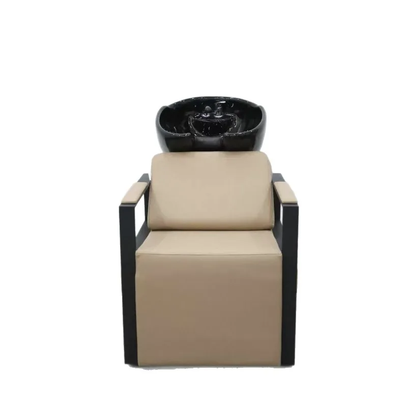 Hair salon special shampoo bed Barber shop simple semi-reclining flush bed