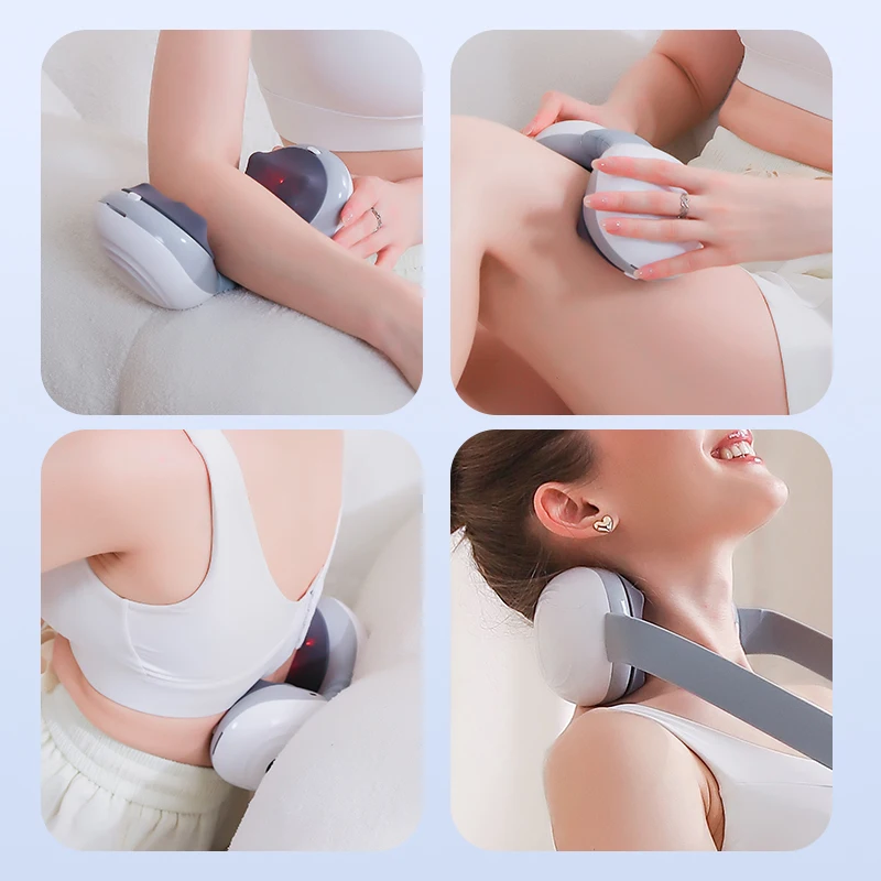Vendita calda Tendenza Impastare Prodotti per il massaggio Massaggio riscaldante Shiatsu Rilassarsi Facile da usare Sollievo dal dolore Shiatsu Massaggiatore per collo e schiena