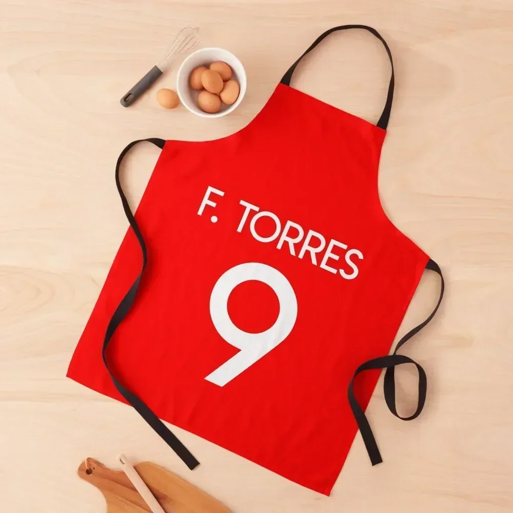 

Fernando Torres Apron For Hairdresser with pockets christmas Teacher Apron