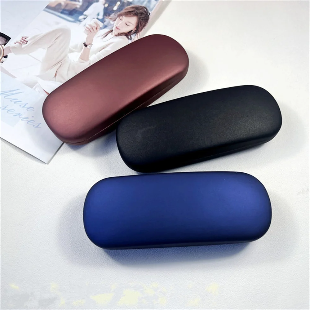 Fashion Hard Glasses Box Men Women PU Pearlescent Glasses Box Myopia Glasses Case Reading Eyewear Case Eyewear Protector