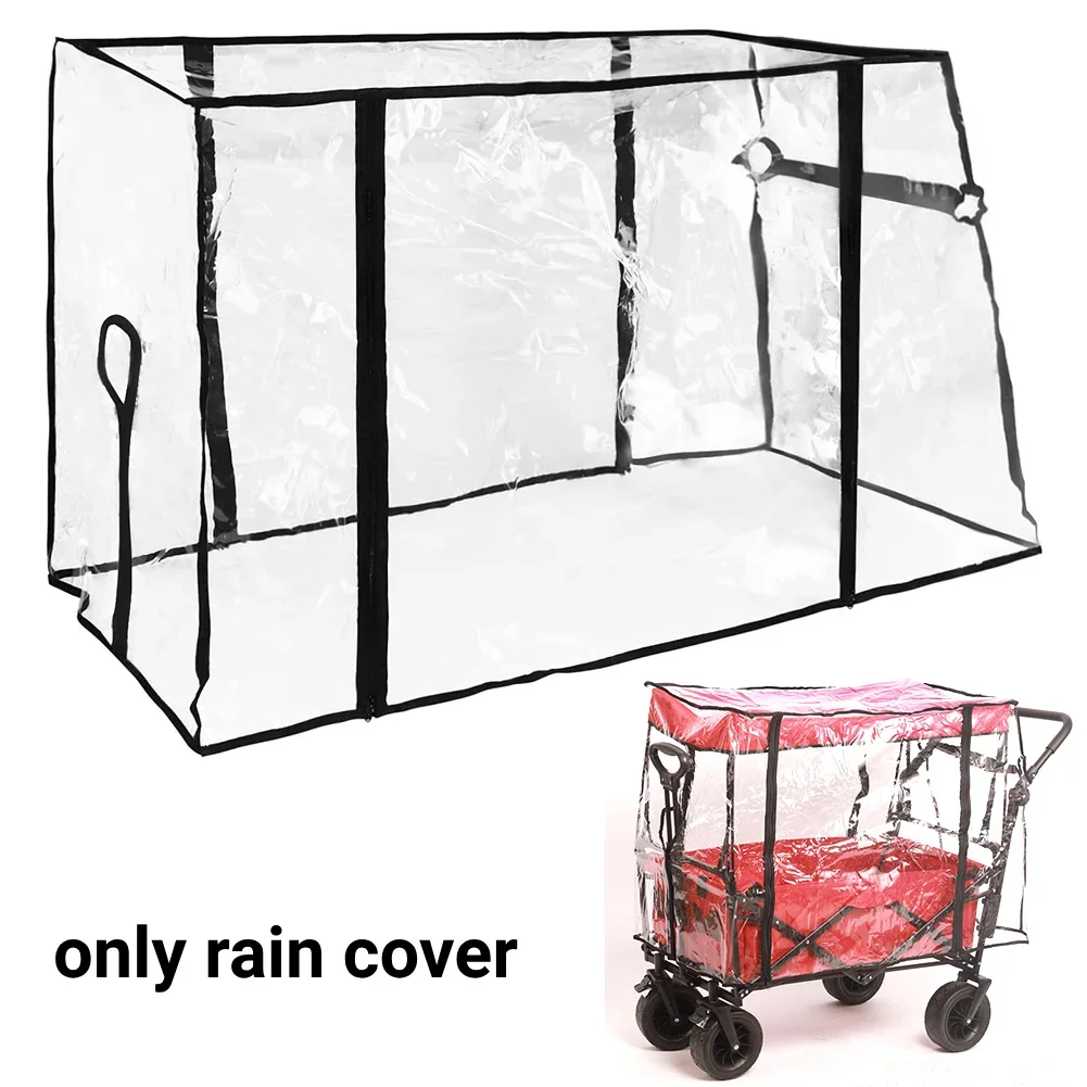 

Camping Trolley Rain Cover (no Cart) Garden Picnic Wagon Stroller Cart Waterproof Cover Camping Supplies