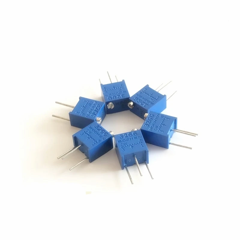 10 Stück Trimpot Trimmer Potentiometer 3266W 50 200 500 Ohm 1k 2k 5k 10k 20k 50k k k 1m Ohm 100r 200r 500r