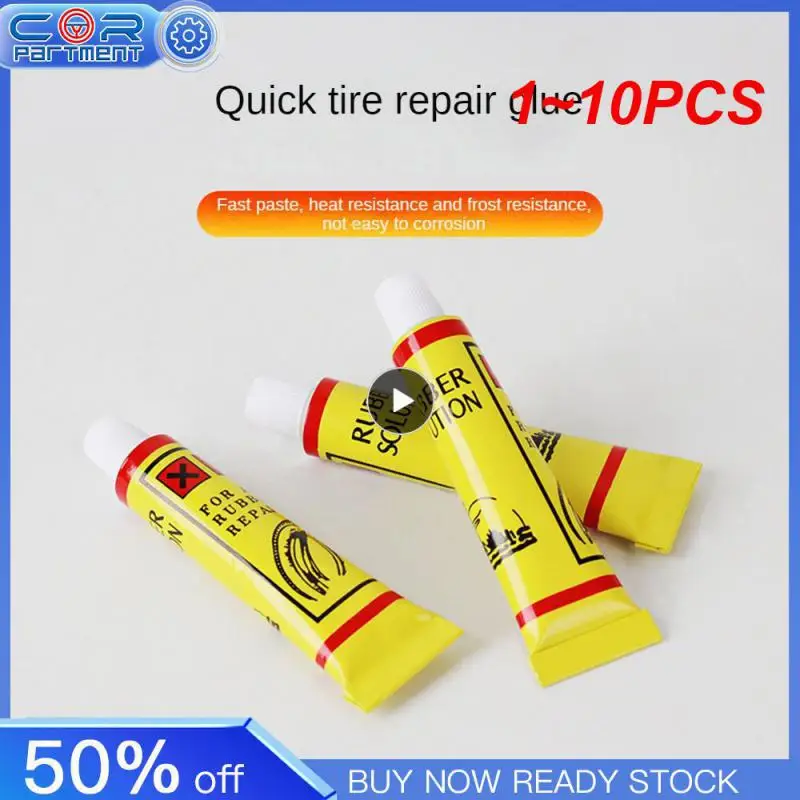 

1~10PCS 6ml Car Tire Repairing Glue Tyre Inner Tube Puncture Repair Tools Motorcycle Bike Universal Portable Repairing Glues