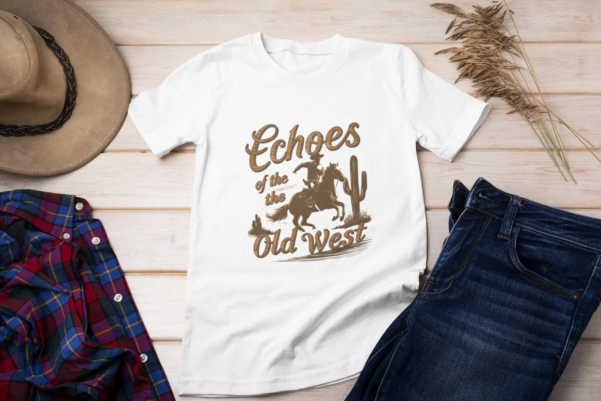 Men'S Cowboy T Shirt Echoes Of The Old West Vintage Galloping Horse Design Classic Americana Style For Adventure Seekers