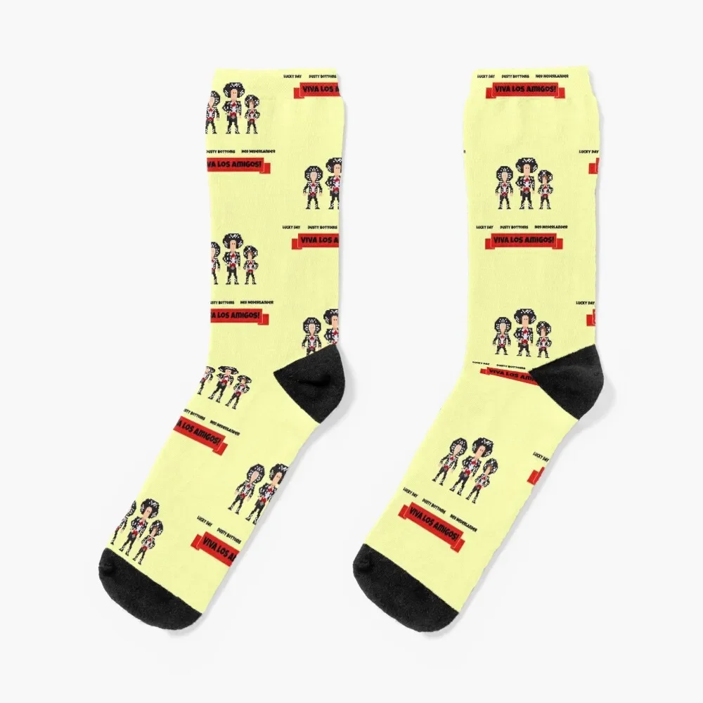 

Viva Los Amigos! Socks Novelties with print Socks For Man Women's