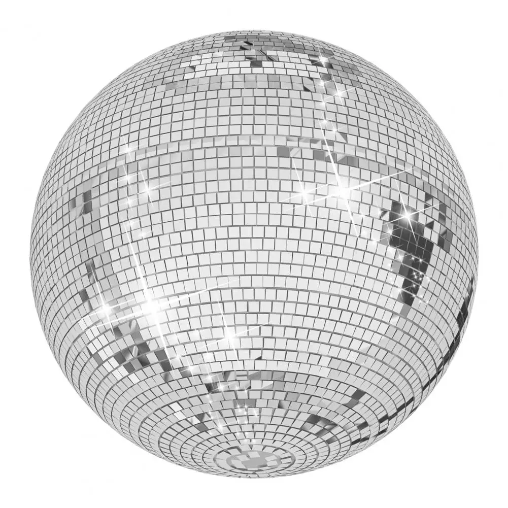 

Large Disco Ball, Hanging Discos Ball, Silver Color Disco Ball, Big Disco Ball Wedding Decoration (12/16/20Inch)