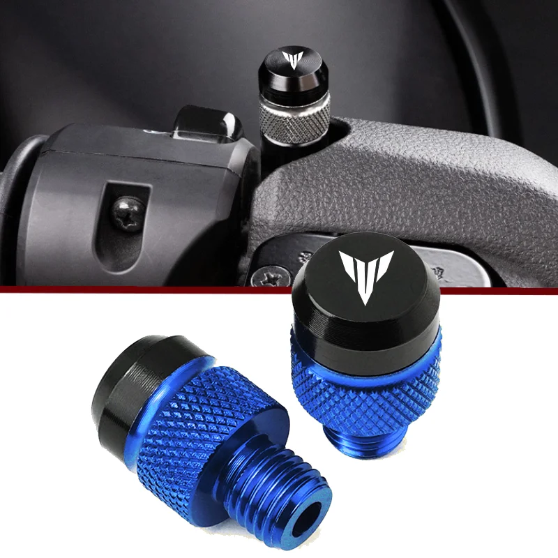 For Yamaha Mt03 Mt07 Mt09 Mt10 Mt25 Mt125 CNC Motorcycle Mirror Hole Blanking Plug Screw Cap Bolts Parts 10MM MT 07 09 10 25 125