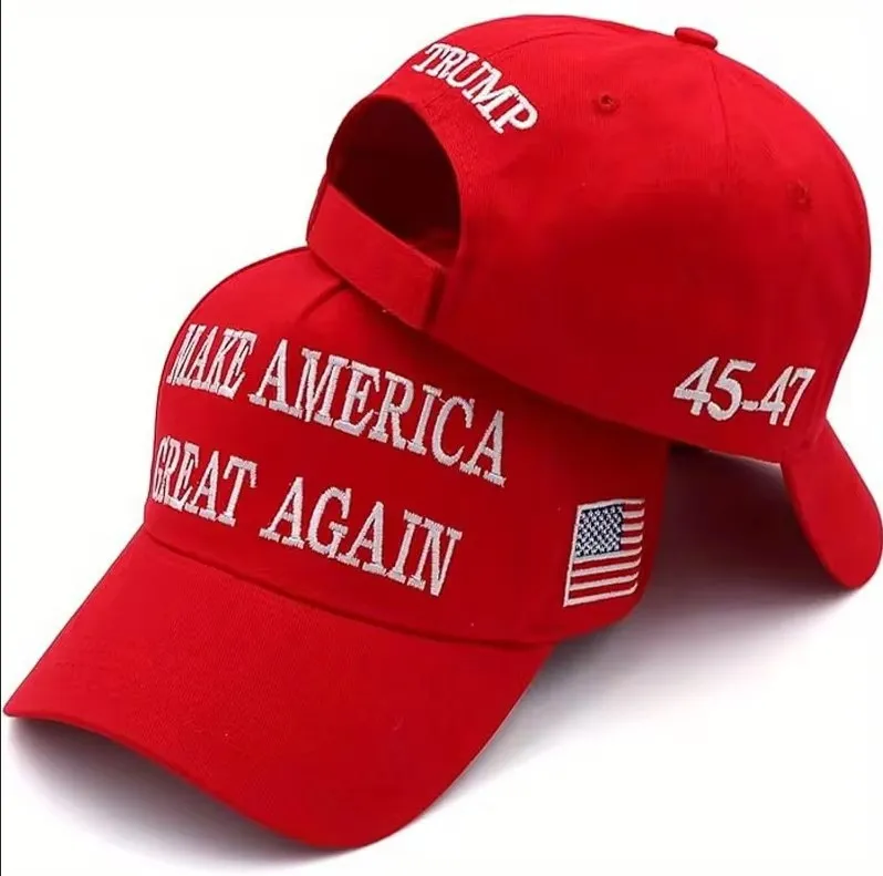 جديد دونالد ترامب 2024 قبعة الولايات المتحدة الأمريكية قبعات البيسبول MAGA Snapback جعل أمريكا عظيمة مرة أخرى التطريز قبعات رياضية قابلة للتعديل للبالغين