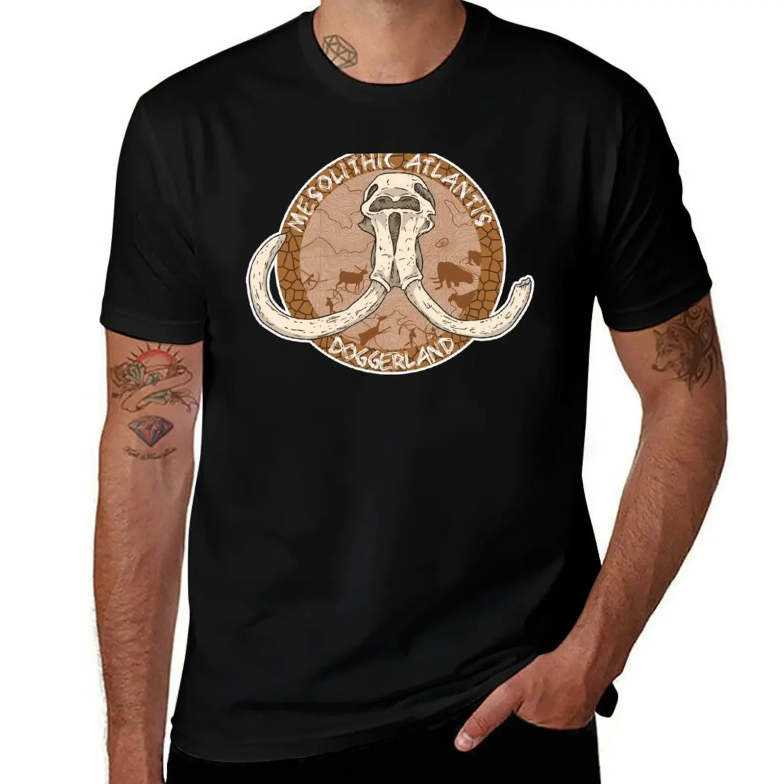 Mesolithic Atlantis Doggerland Mammoth Tusks T-Shirt new edition sports fans hippie clothes designer t shirt men