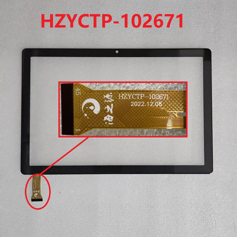 

HZYCTP-102671 10.1-inch Touch panel For BDF Y7 Tablet Touch screen Digitizer Sensor external glass panel