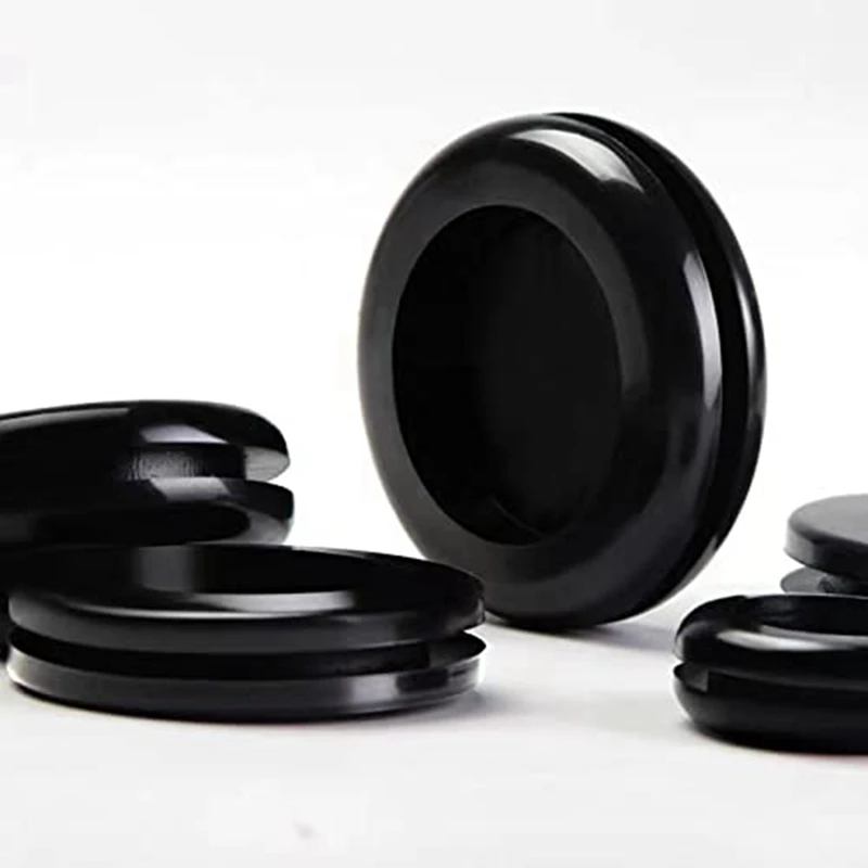188 Pieces Closed Rubber Grommet Firewall Solid Closed Hole Plug Assortment Kit for Wire Electrical Appliance Plumbing-A79U