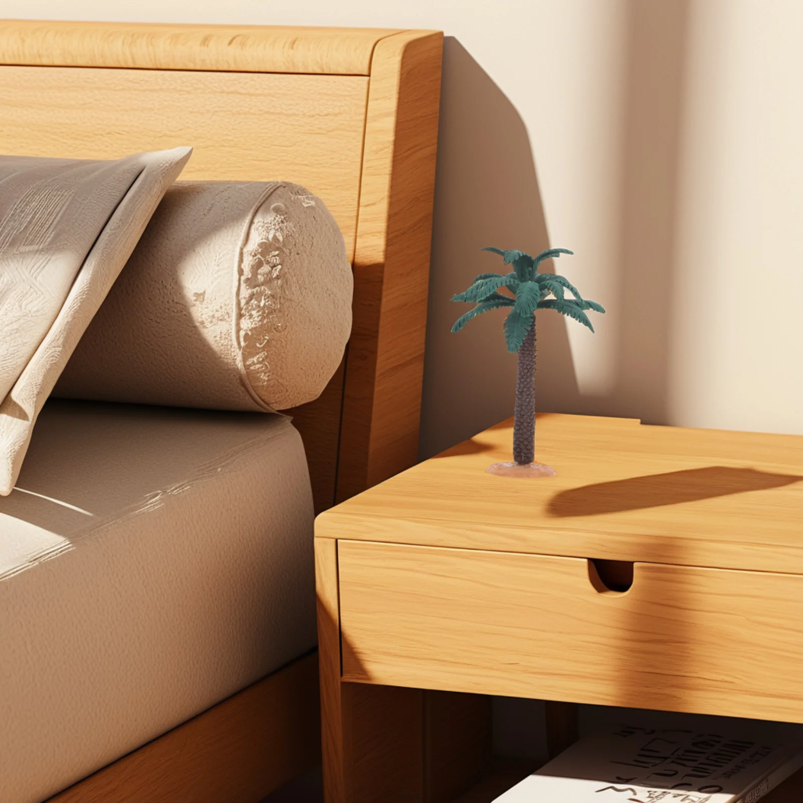 

Simulation Coconut Mini Plastic Trees For Crafts Artificial Palm Tree Decor Miniature Garden Accessories Diorama Fish Tank