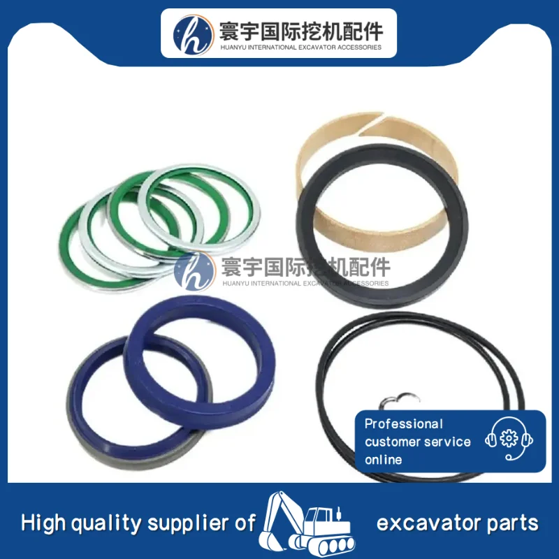 

1 pcs Hydraulic Repair Kit 707-99-56240 D375A-6 Lift Cylinder Seal Kit Compatible with KOMA TSU Excavator Part