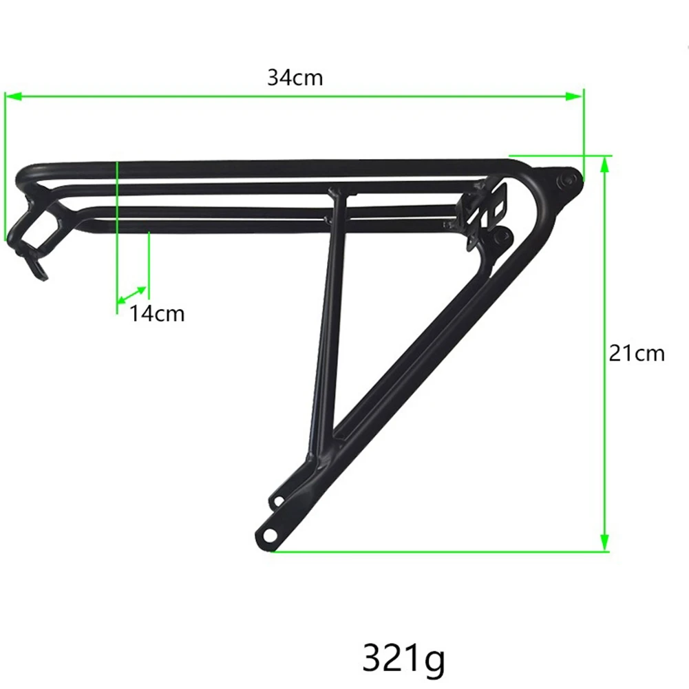 Accessoires de vélo pour Bromsilice, étagère arrière standard T1, noir, vélo pliant, 3, 60 Bromsilice