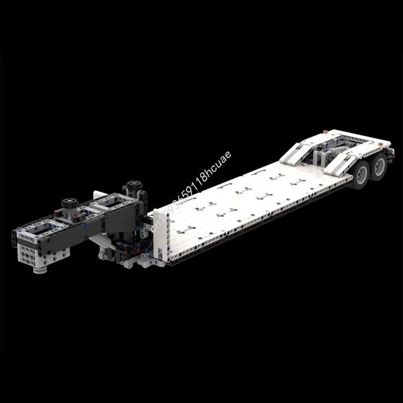 769 elementów MOC Ciężarówka z przyczepą typu gooseneck Mack Anthem, klocki konstrukcyjne, kreatywne prezenty świąteczne, edukacyjne klocki, zabawki dla dzieci, prezent urodzinowy