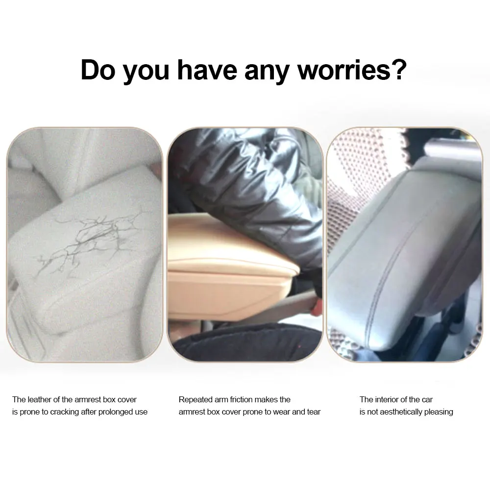 ل Volkswagen VW Tiguan mk2 2016-2020 2021 2022 مسند الذراع وحدة التحكم غطاء مراتب مضاد للماء عالي الجودة وسادة دعم صندوق مسند الذراع العلوي حصيرة بطانة تصفيف السيارة