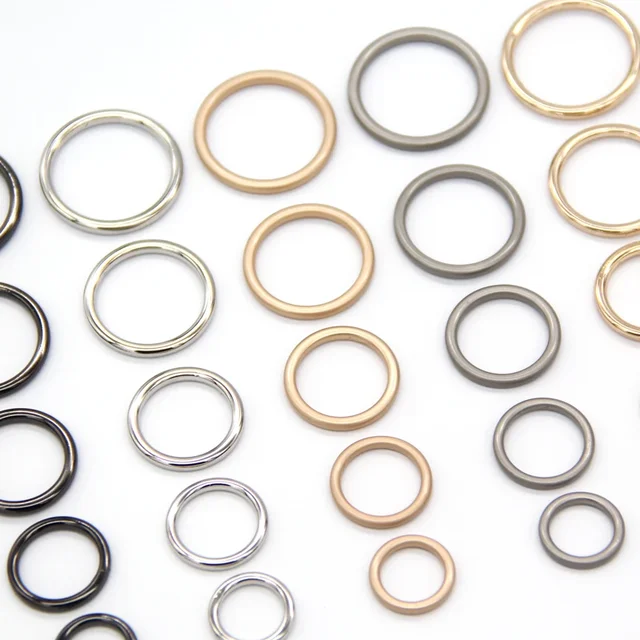 HENGC Large Round Metal O Ring Buckles Clasp Web For Leather Belt Shoes Bags Garment High Quality Sewing DIY Crafts Wholesale HENGC Large Round Metal O Ring Buckles Clasp Web For Leather Belt Shoes Bags Garment High Quality Sewing DIY Crafts Wholesale
