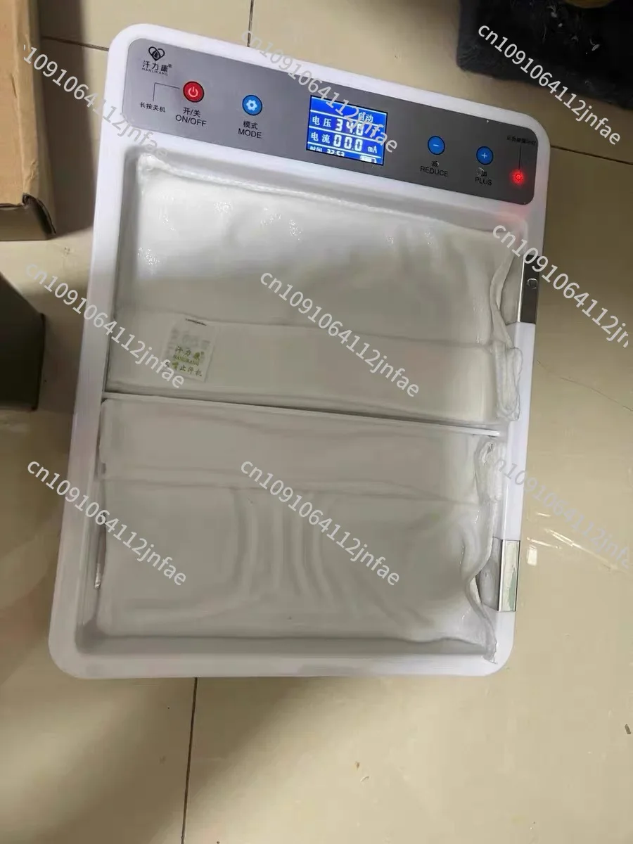 

Physical antiperspirant wonder device: Electrotherapy device for suppressing excessive sweating on hands and feet and palms