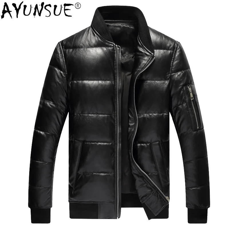 AYUNSUE Men Jacket 2022 Men\'s Clothing Autumn Winter Down Jacket 5XL Real Sheepskin Clothes Thick Coat Male Ropa Hombre LXR384