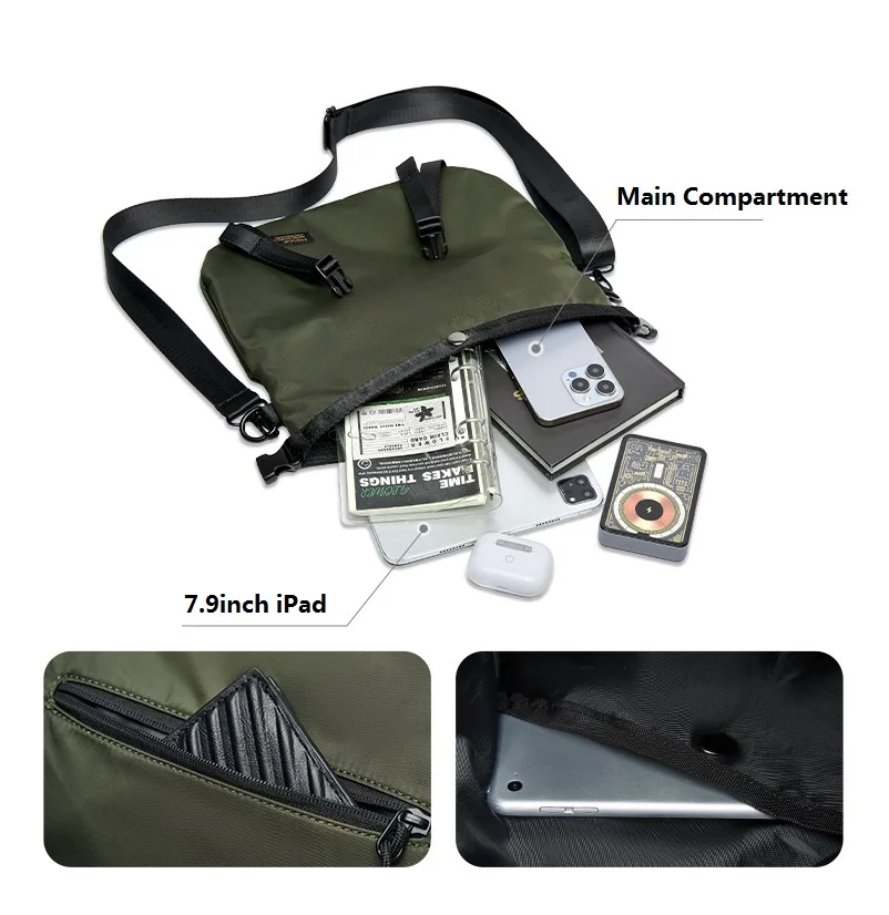 Sport Men Shoulder Bags Multifunctional Men Crossbody Bags Oxford Messenger Bags Male Side Bag