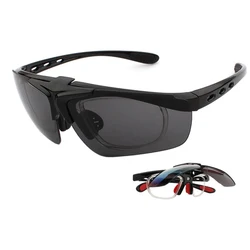 Gafas de Airsoft abatibles con montura para miopía, lentes antiimpacto para Paintball, caza, senderismo, Camping y pesca, UV400