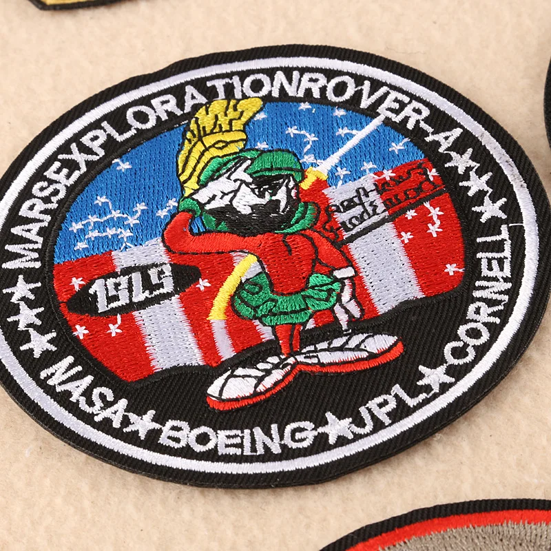 Space Rocket UFO Spacecraft Astronaut Embroidery Patches on clothing Accessories Emblem Aviation Cosmonaut Badge Patch Sticker