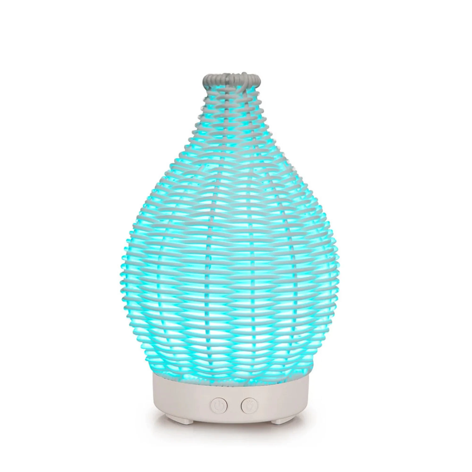 

Colorful Wood Weave Vase Humidifier - Household Aromatherapy Air Humidifier with Ultrasonic Mute Spray - Relaxing Atmosphere Uni