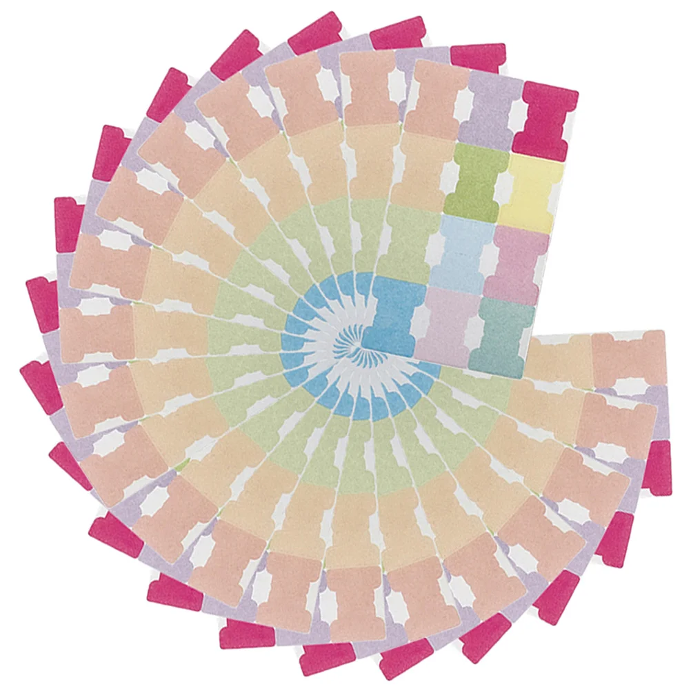 

Tear-proof Classification Labels Sticky Tabs for Annotating Books Markers Binder Divider Stickers Index Self Adhesive Page Tabs