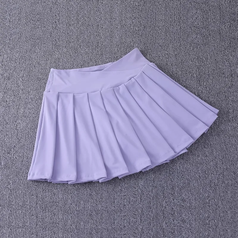 Women\'s Quick Dry Pleated Tennis Skirts Mid Waisted Cute Athletic Workout Running Sports Golf Skorts