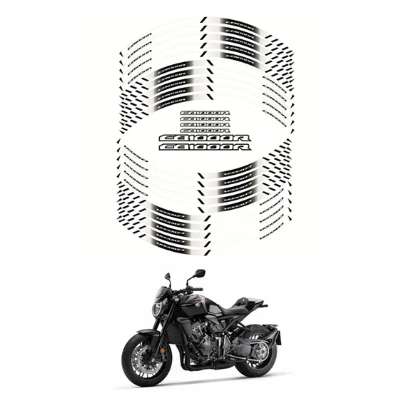 FOR HONDA CB1000R Motorcycle Parts Contour Wheel Decoration Decal Sticker - A MOTO