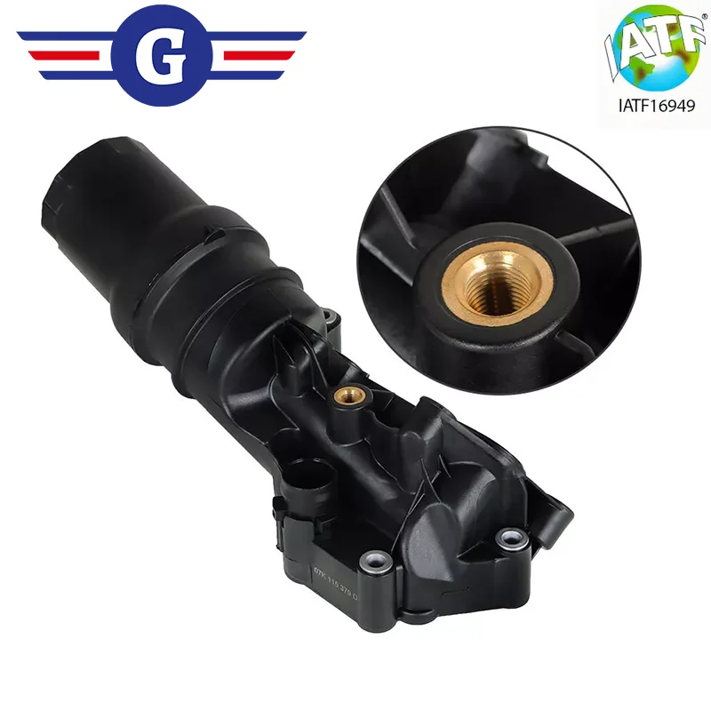 

New Engine Oil Filter Base Filter Housingg Assembly 07K115397B 07K115397D For Audi TTRS Mk2 12-13 Volkswagen Mk5 05-09 Mk610-14