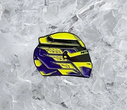 Lewis Hamilton 2023 Helmet Hard Enamel Pin, Racing Helmet