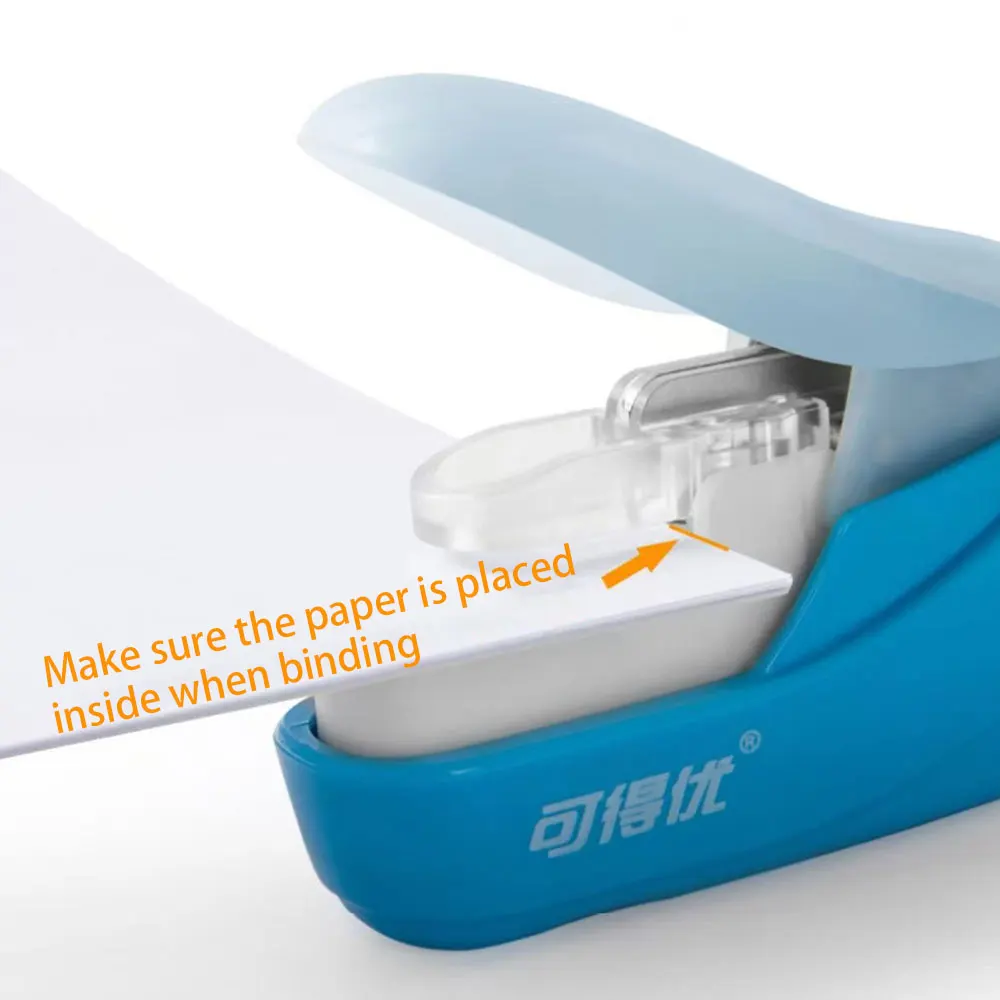 1PC handheld mini stapler, binder paper binder, suitable for school, office and home use.