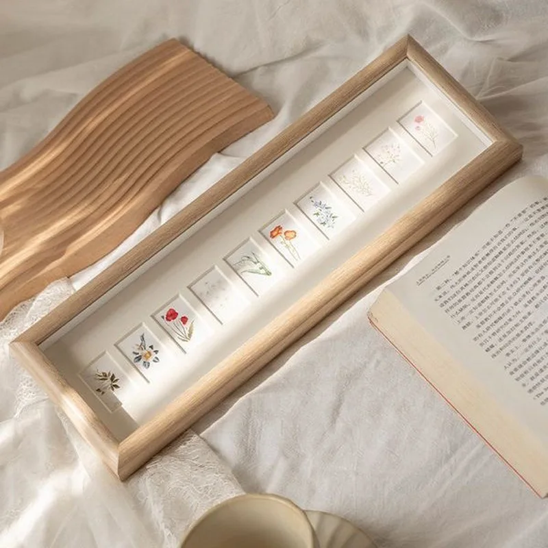 10-Square Mini Photo Frame Setting for Specimen Decoration