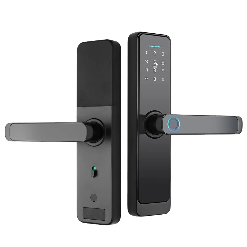 Multi Point Digital Fingerprint TTLOCK Tuya App Smart Door Lock With Camera  Smart Locks Front Door