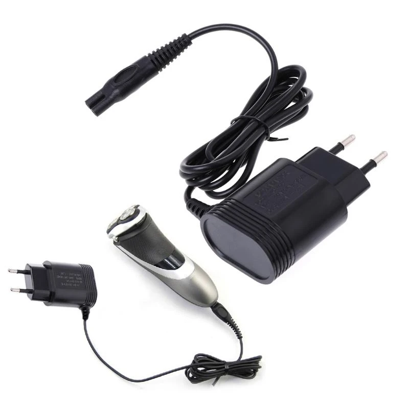 2-Prong EU Plug Power Adapter for Shavers HQ8505/6070/6075/6090