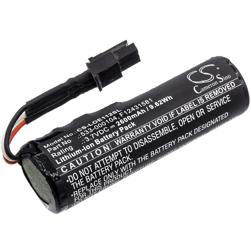 Batterie CS 2600mAh pour Logitech 533-000104 F12431581UE UlOscar UE MegaHON2 UE Kora HONS-00122 S00151 Oreilles HON2 S-00151