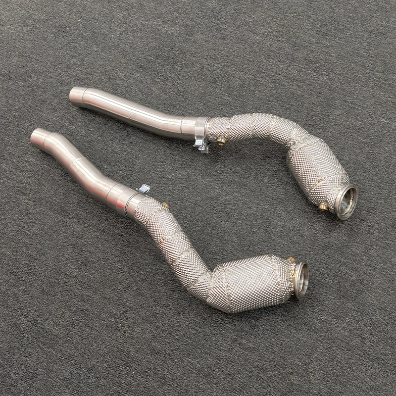 aSuitable for Ferrari GTC4 Lusso V8 3.9T Twin Turbo T304 Stainless Steel Valved Exhaust System Catback 2016+