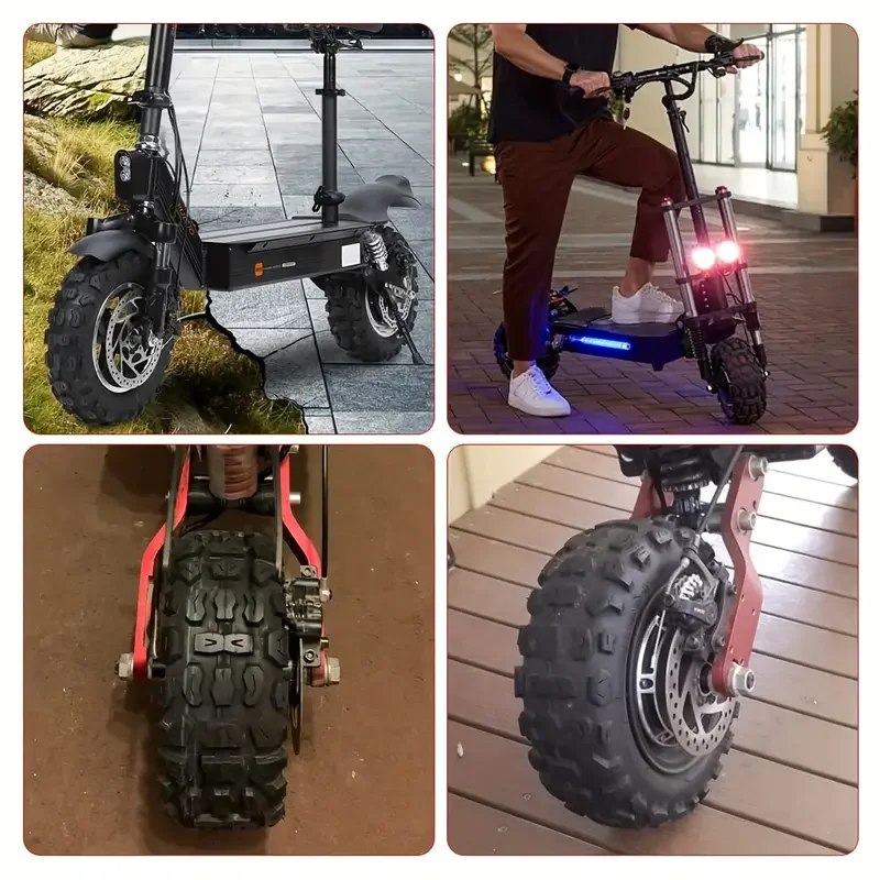 100/65-6.5 Off-road Tire, 11-Inch Tubeless Tire for Dualtron Thunder Ultra, Speedual Plus, Zero 11X Electric Scooter Parts