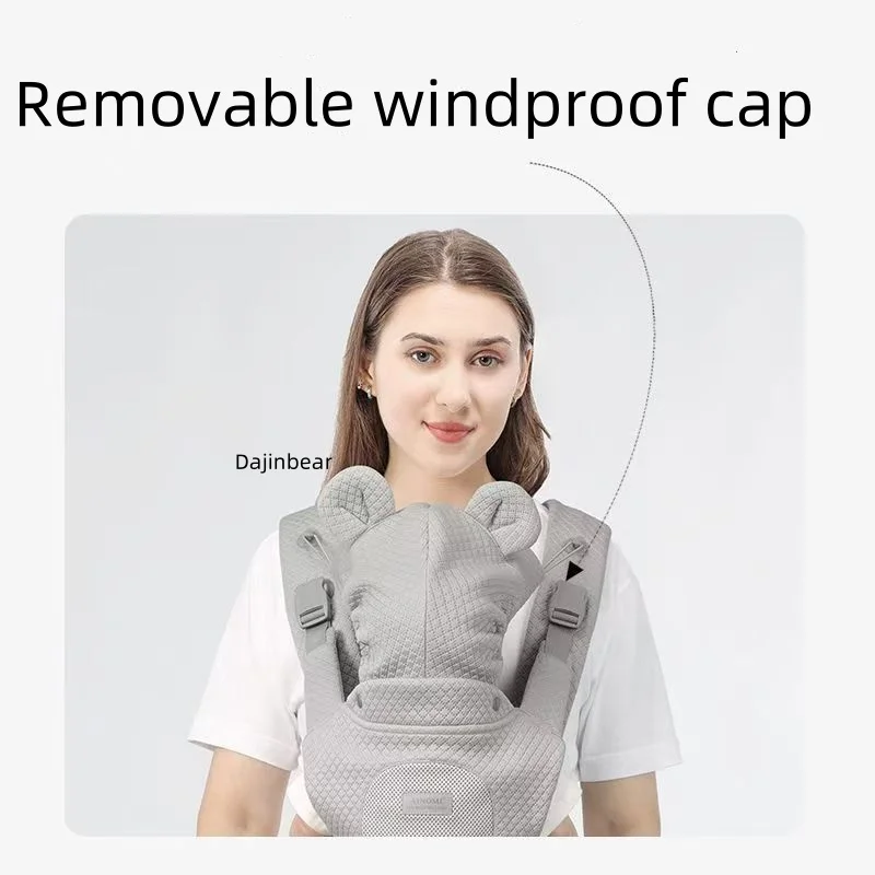 Переноска-кенгуру Эргономичный дизайн Регулируемые лямки Удобная и безопасная переноска для мужчин и женщин Детский слинг для малышей