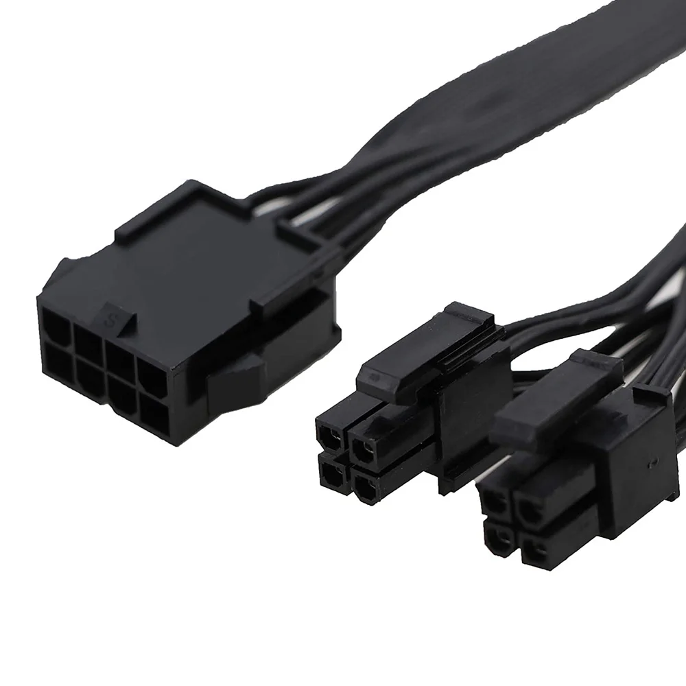 A49T EPS 8 Pin Power Extension Cable ATX CPU 8 Pin Female to 8(4+4) Pin Male EPS-12V Extension Cable for Motherboard, 80cm