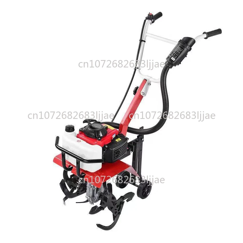 Plowing Tilling Soil And Loosening Soil Cultivator Four Stroke Rotary Cultivator Micro-Cultivator Small Ditching