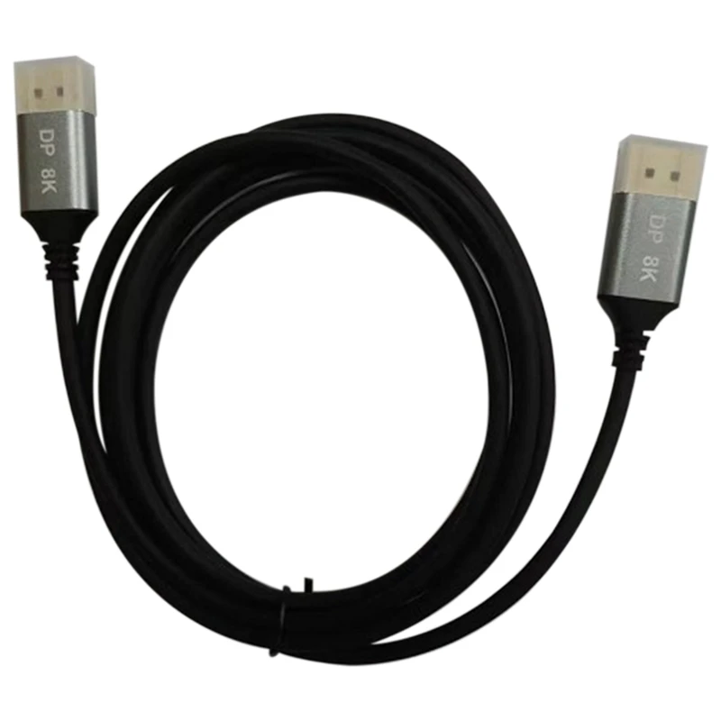 RISE-DP1.4 8K 60Hz Ultra HD Displayport Male To Male -Compatible Computer Monitor Ultra Fine Cable