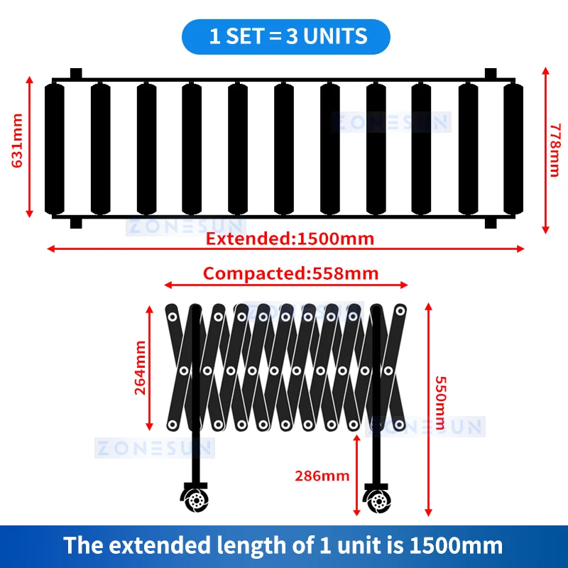 ZONESUN Flexible Conveyor Powered Roller O Belt Save Labor Handling Equipment Industrial Factory Weight Transportation ZS-FCO600