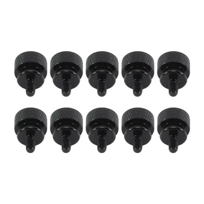 X64A-10Pcs/Lot UNC6 -32 M3.5 Computer Case Screw For GPU Holder PSU Computer Case Side Panel Screws PC Assemble Watercooling Bla