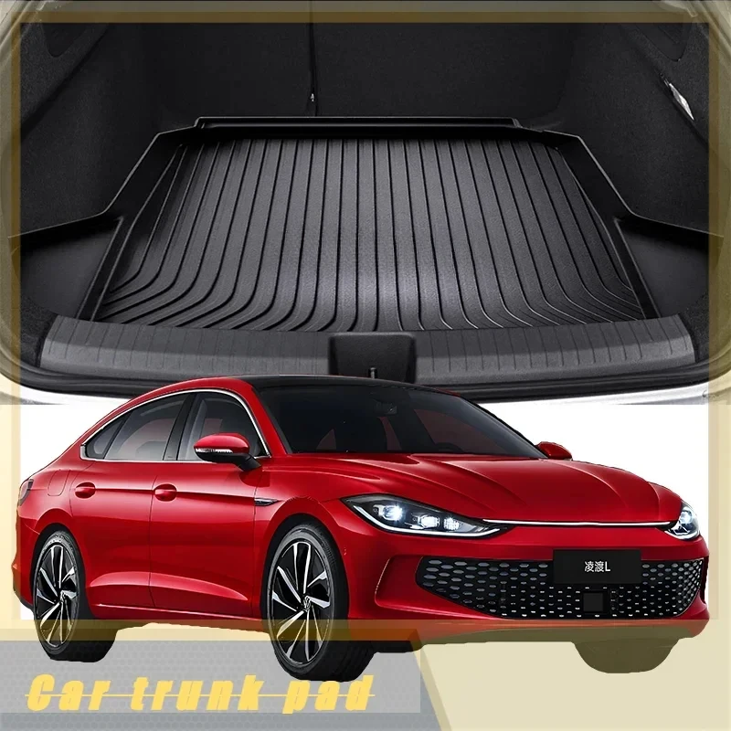 Car Auto Rear Boot Cargo Liner Tray Trunk Mat Carpet for Volkswagen Lamando L 2015- Cushion Pad Carpet Pad Anti-dirty Anti-water