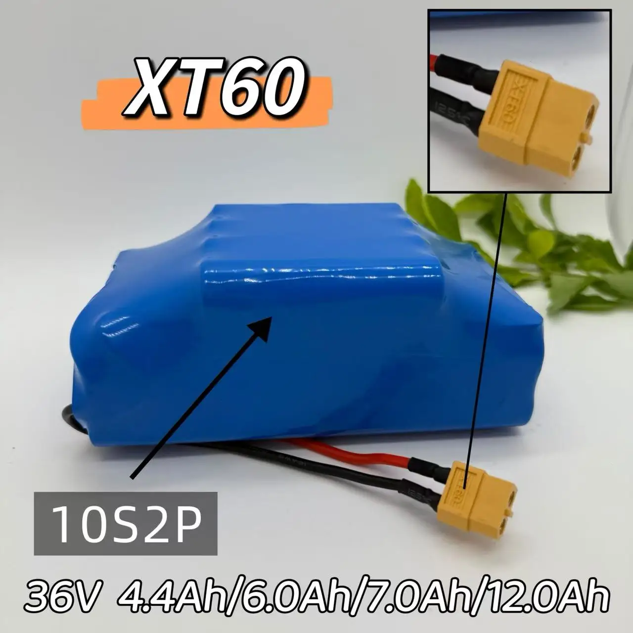 Bateria de lítio de tampa alta 36V 4400mAh 10s2p |   Fit Scooter Elétrico HoverBoard Monociclo |   Ciclo longo |   Proteção integrada